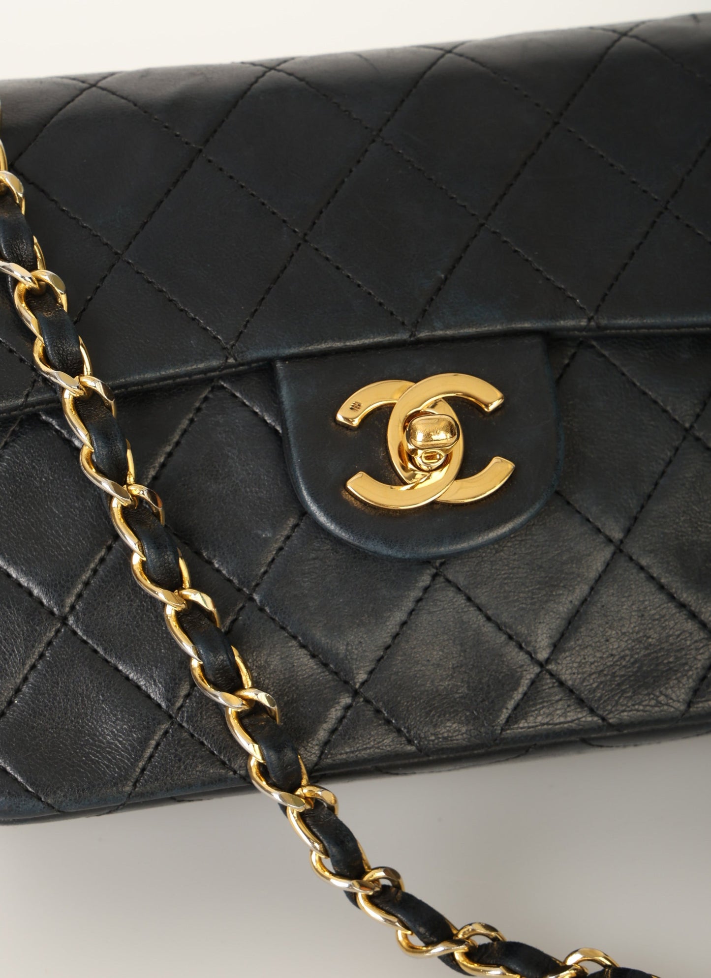 Chanel 1989 Lambskin Mini Square Flap