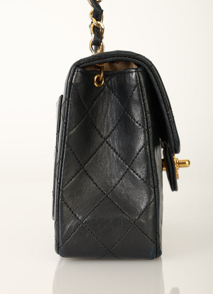 Chanel 1989 Lambskin Mini Square Flap