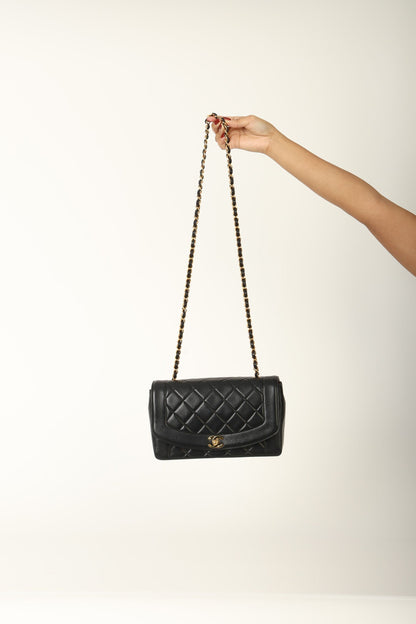 Chanel 1991 Lambskin Medium Diana