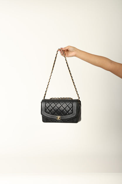 Chanel 1991 Lambskin Medium Diana