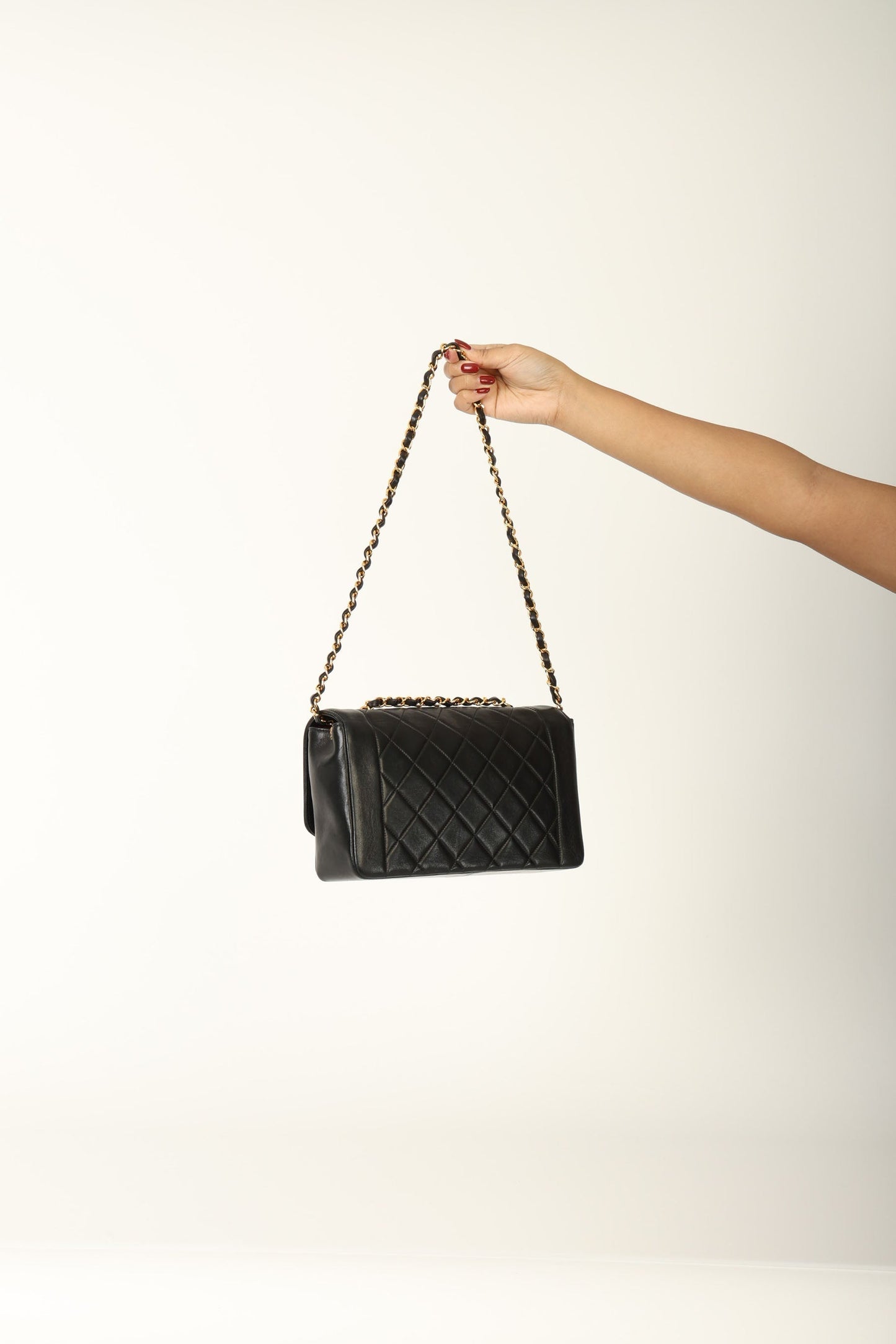 Chanel 1991 Lambskin Medium Diana