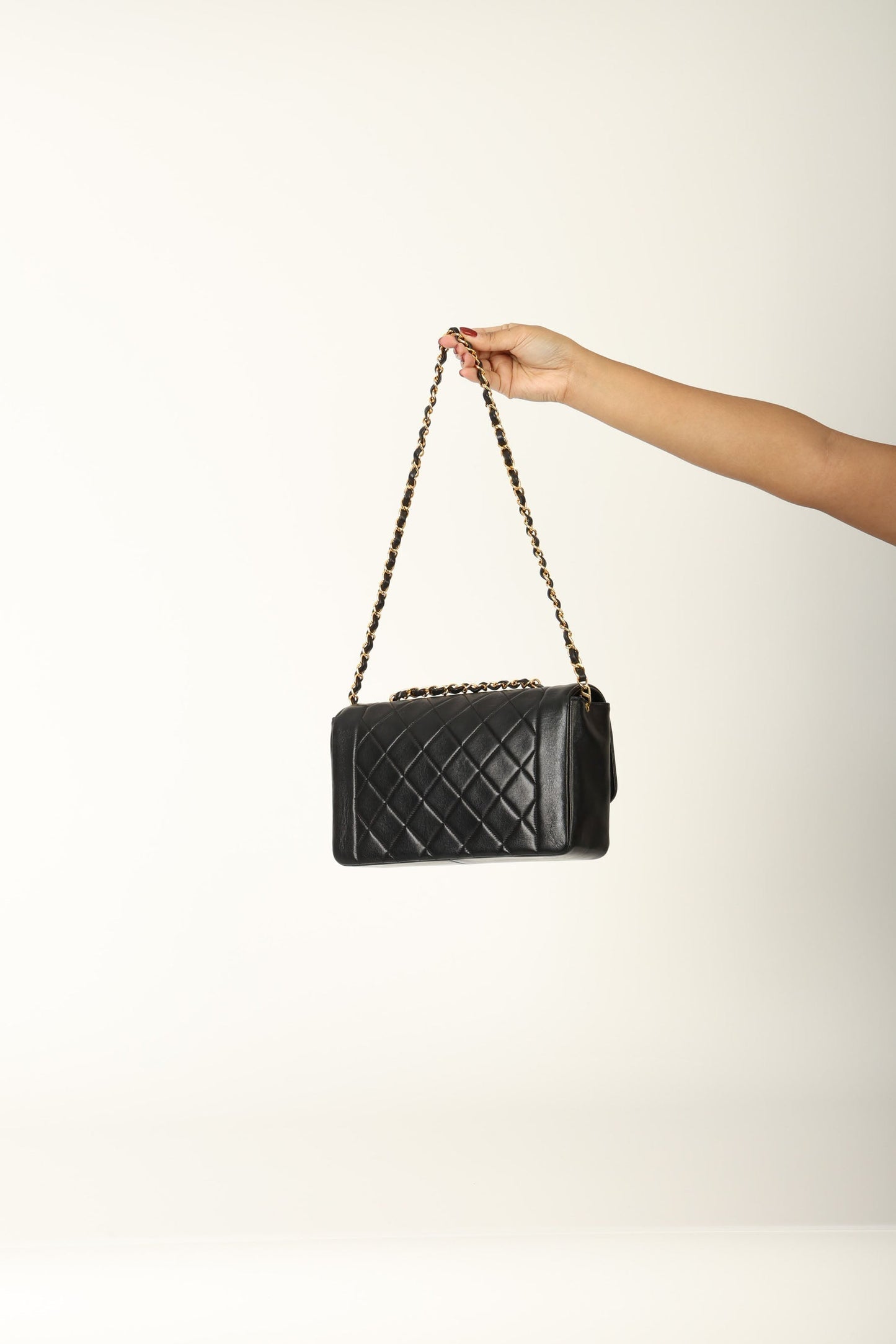 Chanel 1991 Lambskin Medium Diana