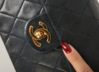 Chanel 1989 Lambskin Mini Square Flap