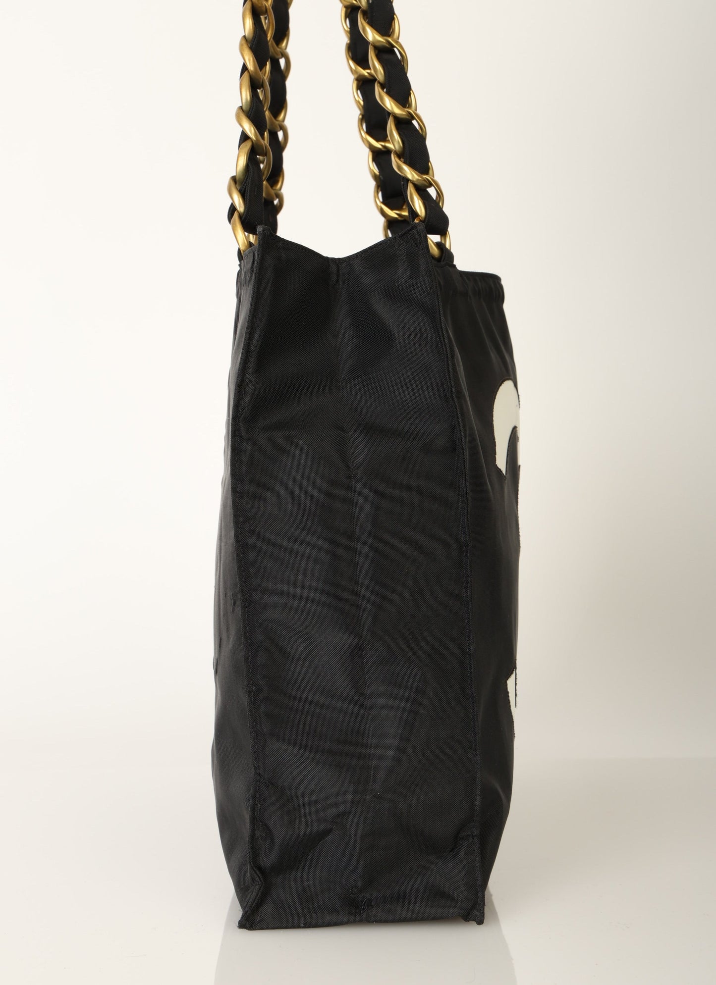 Chanel 1991 Nylon Chunky Chain Tote