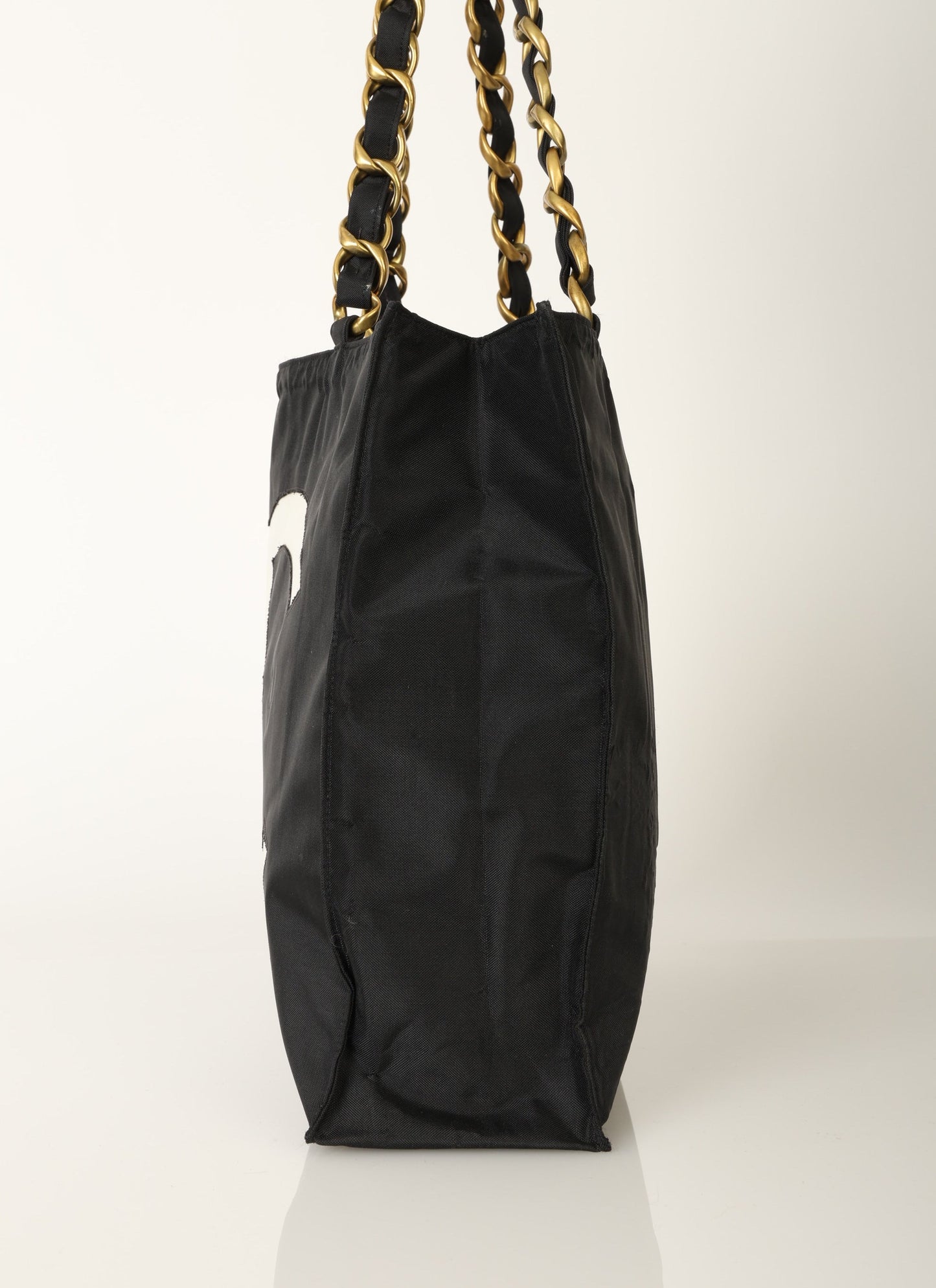 Chanel 1991 Nylon Chunky Chain Tote