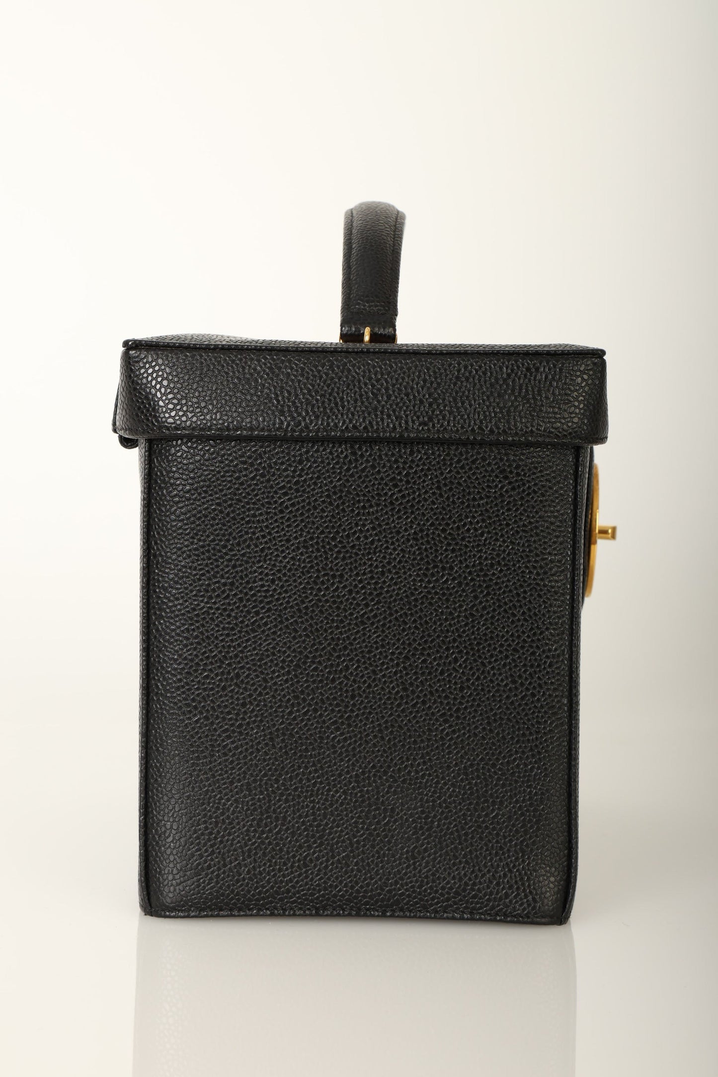 Chanel 1994 Caviar Double Sided Turnlock Vanity