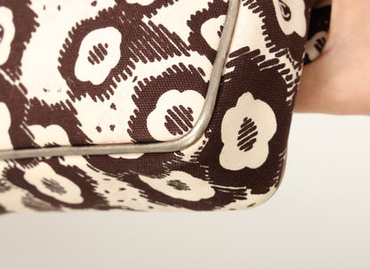 Chanel 2005 Canvas Camellia East West Flap
