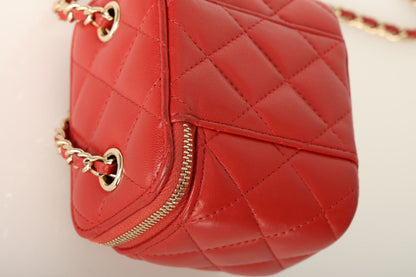Chanel 2020 Lambskin Mini Red Vanity