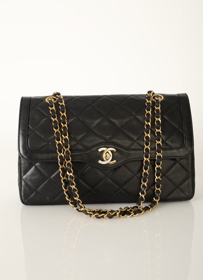 Chanel 1989 Lambskin Paris Double Flap