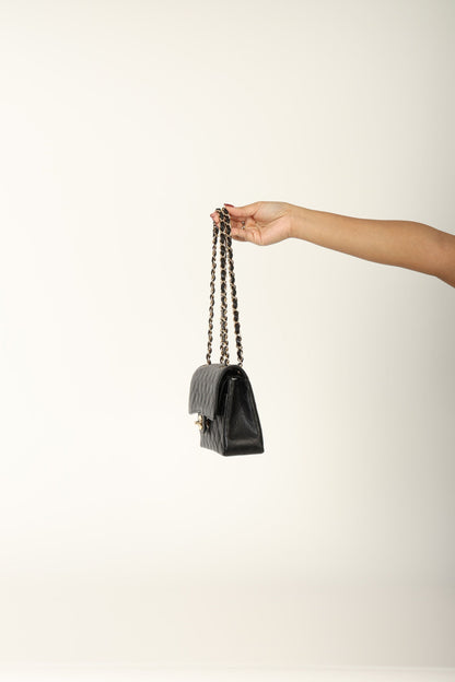 Chanel 2002 Caviar Small Double Flap