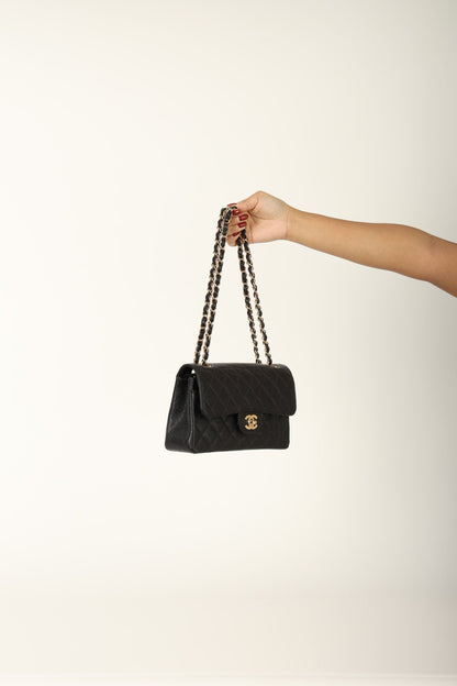 Chanel 2002 Caviar Small Double Flap