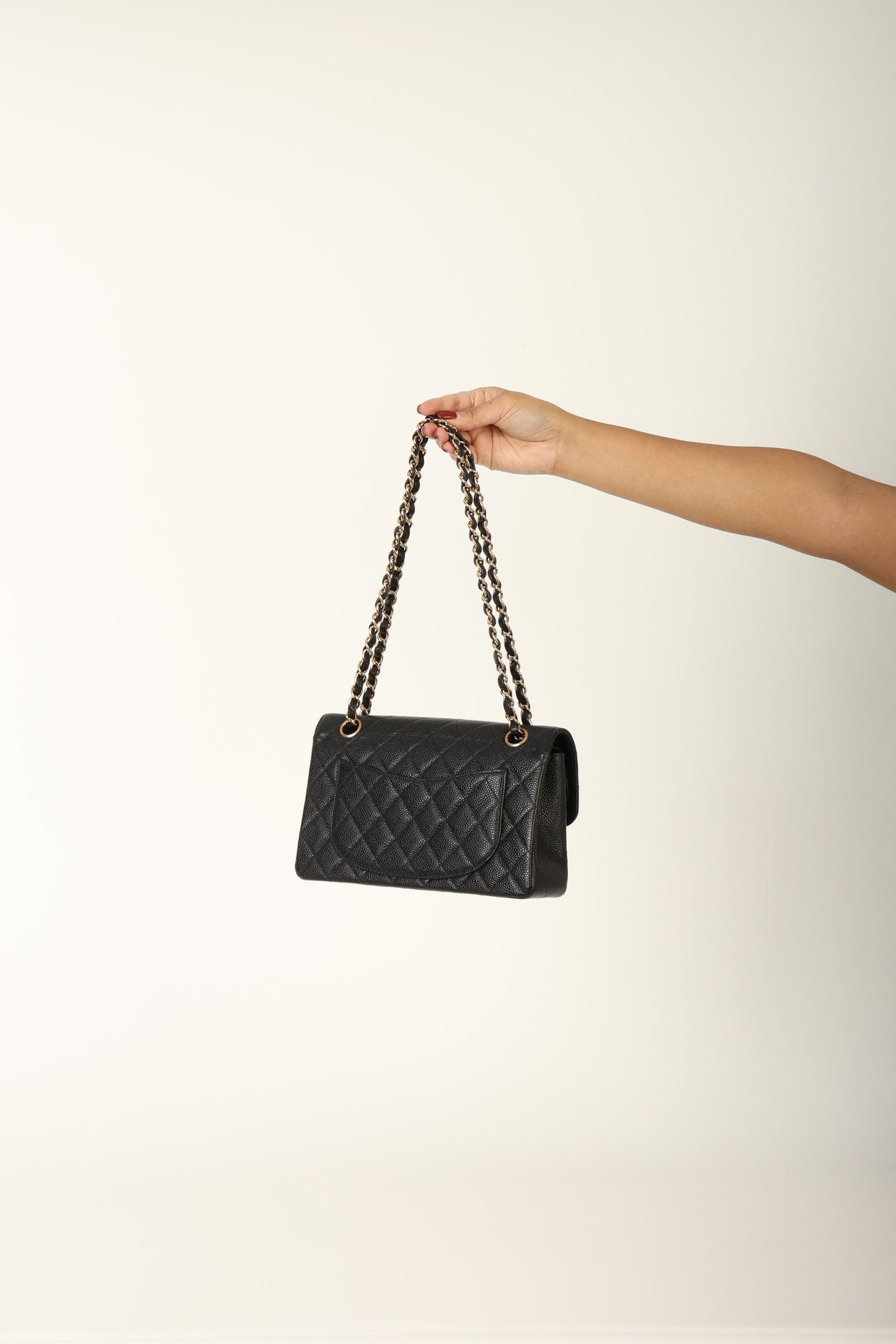 Chanel 2002 Caviar Small Double Flap