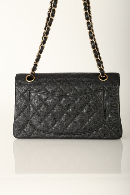 Chanel 2002 Caviar Small Double Flap