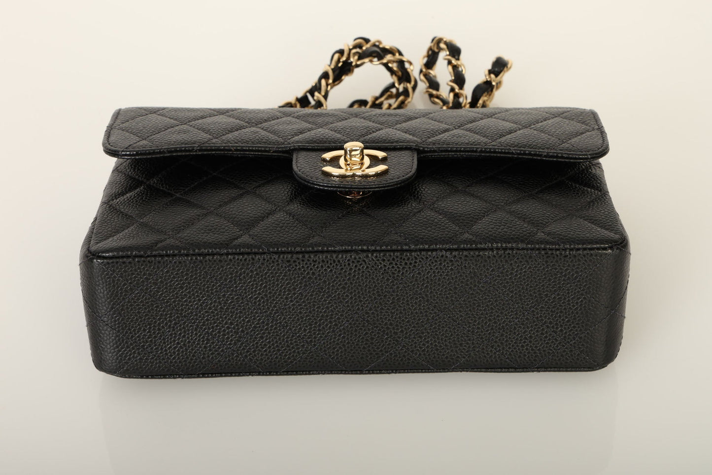 Chanel 2002 Caviar Small Double Flap