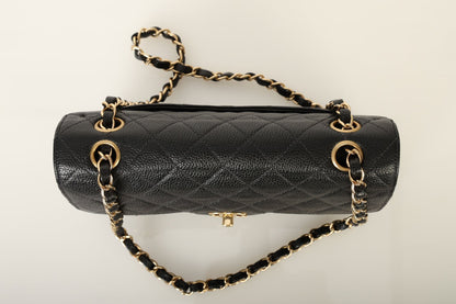 Chanel 2002 Caviar Small Double Flap