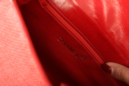 Extremely Rare Chanel Raffia Timeless Mini Full Flap