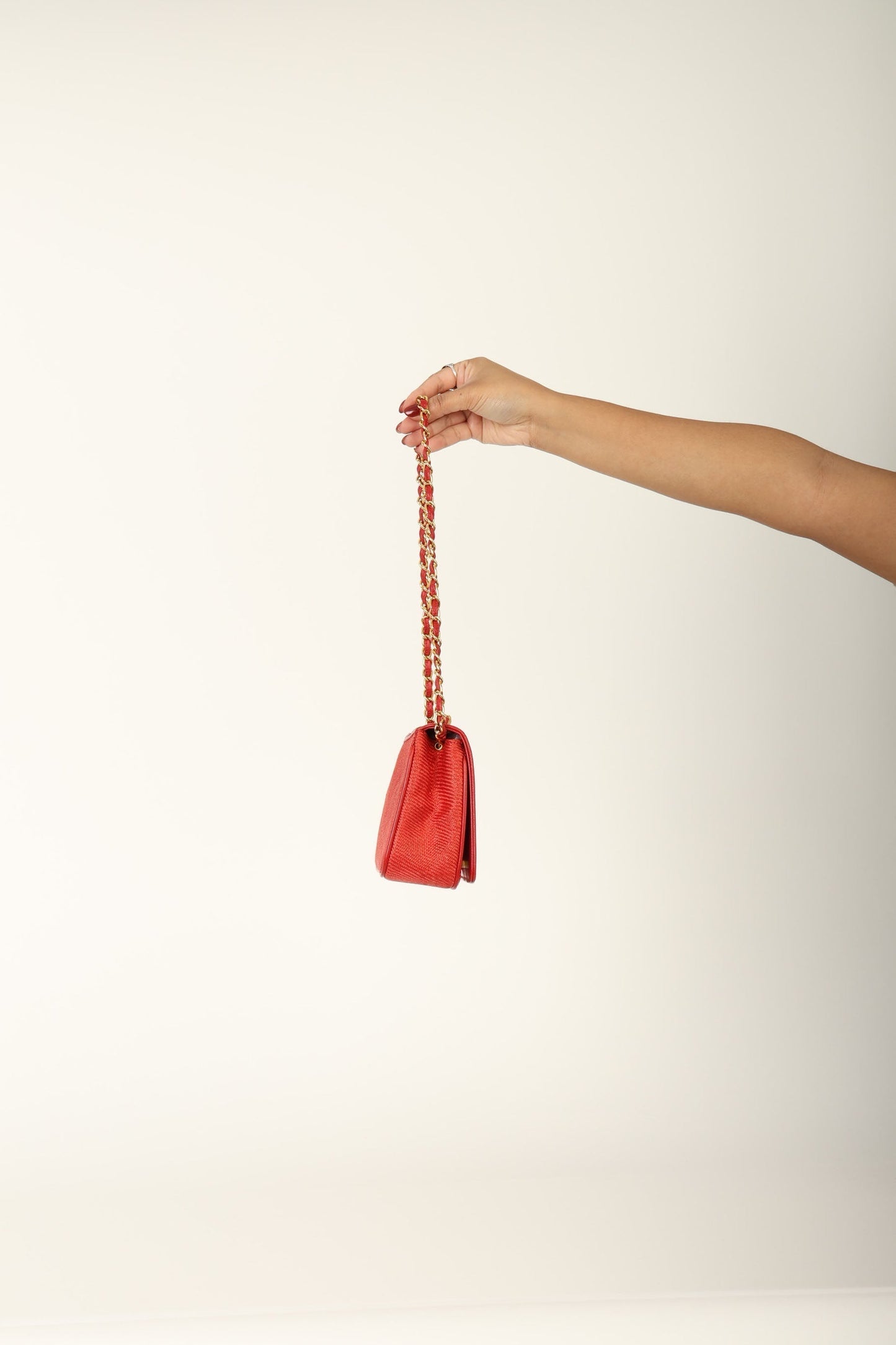 Extremely Rare Chanel Raffia Timeless Mini Full Flap