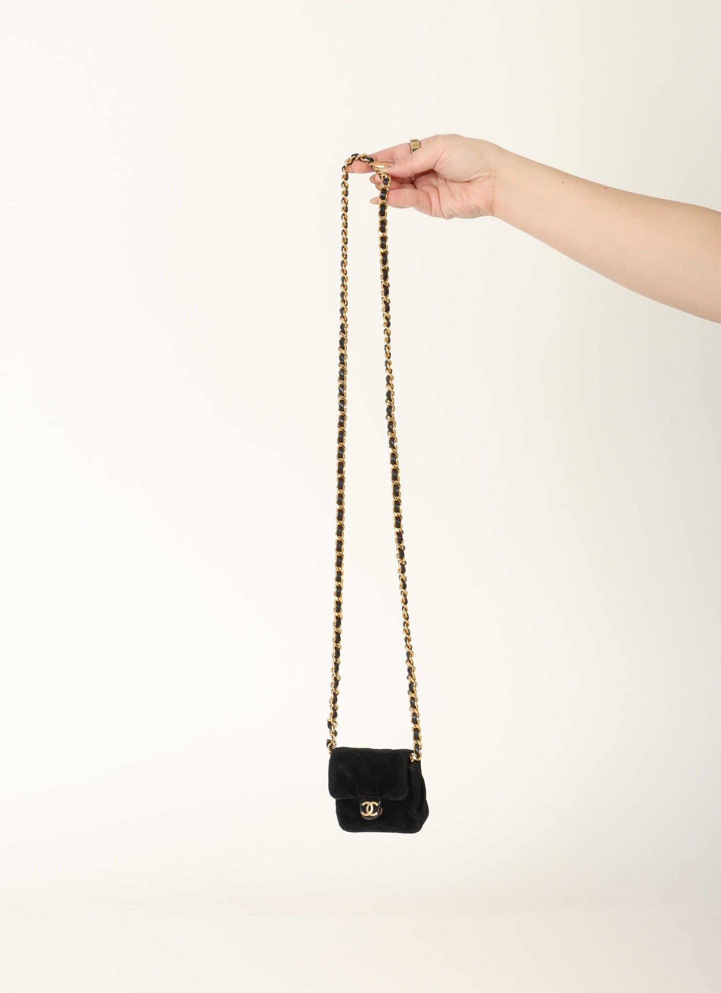 Chanel 1989 Velvet Micro Flap