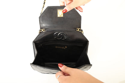 Extremely Rare Chanel 1989 Lambskin Octagon Mini Bag
