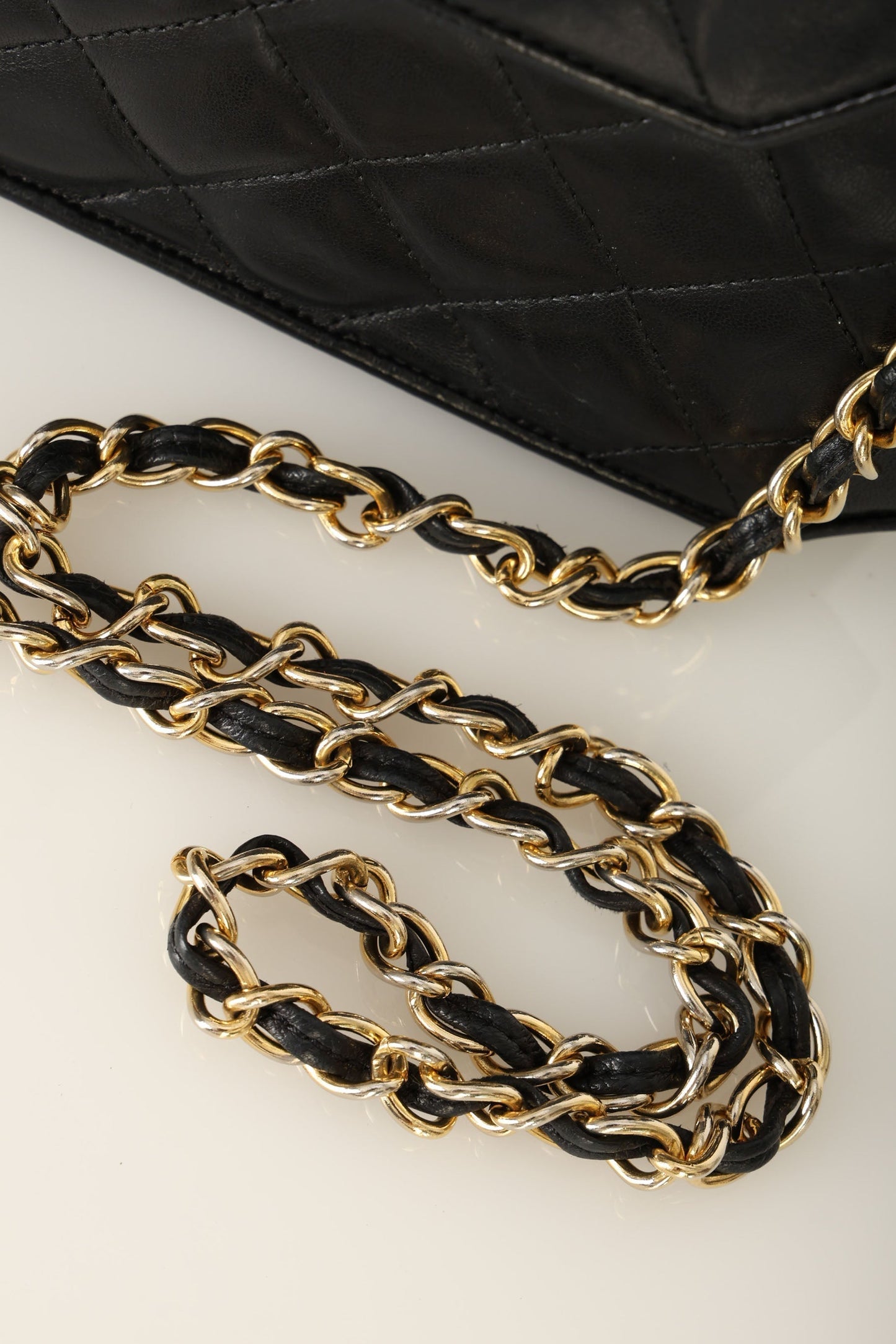 Extremely Rare Chanel 1989 Lambskin Octagon Mini Bag