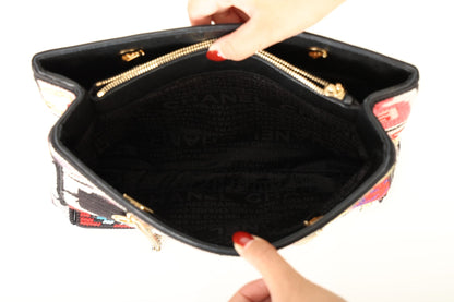 Chanel 2003 Needlepoint Icon Chain Tote