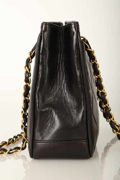 Chanel 1994 Lambskin Turnlock Tote
