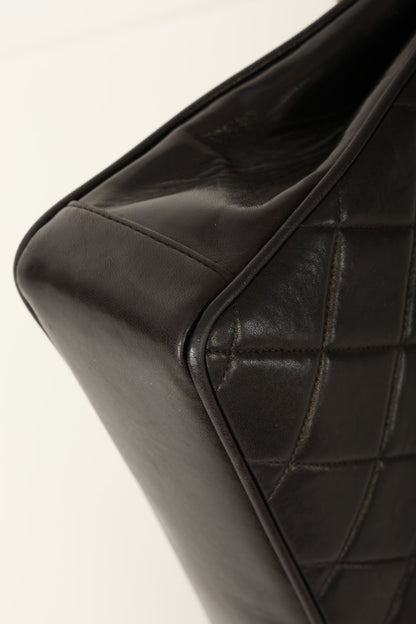 Chanel 1994 Lambskin Turnlock Tote