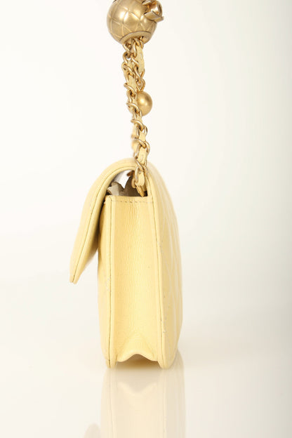 Chanel 2020 Lambskin Pearl Crush Cardholder on Chain
