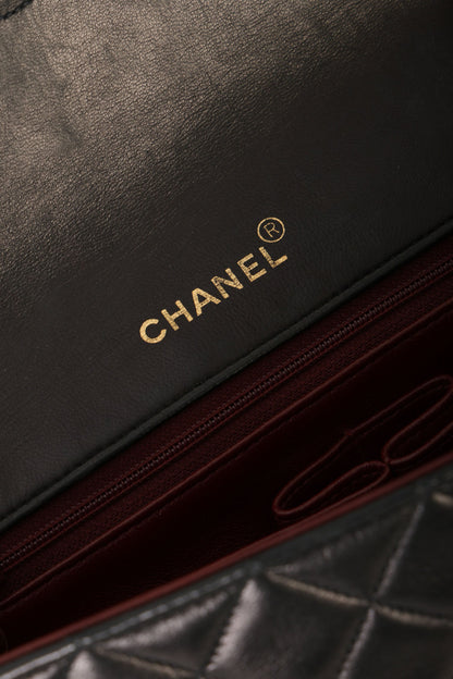 Chanel 1991 Lambskin Turnlock Full Flap