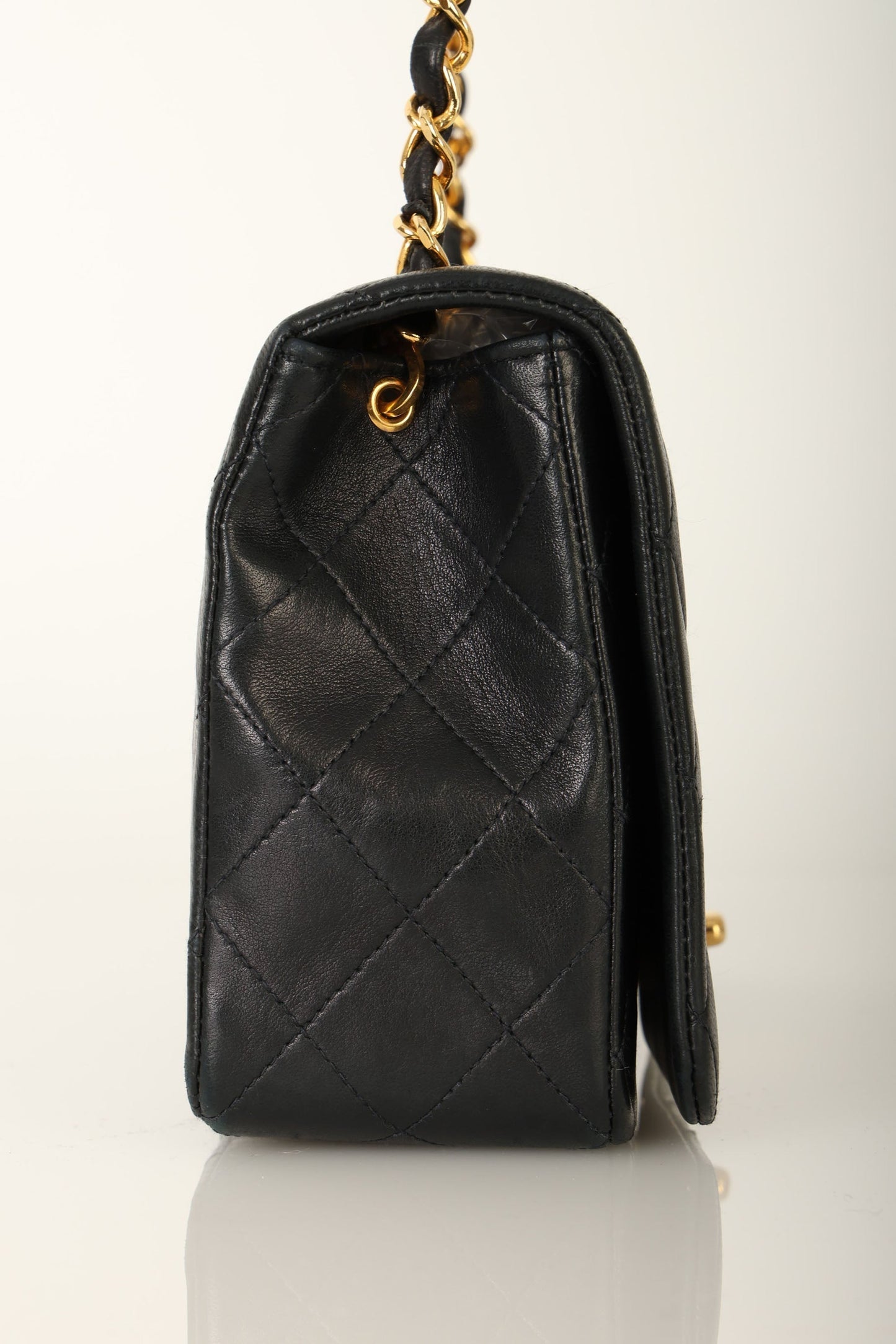 Chanel 1991 Lambskin Turnlock Full Flap