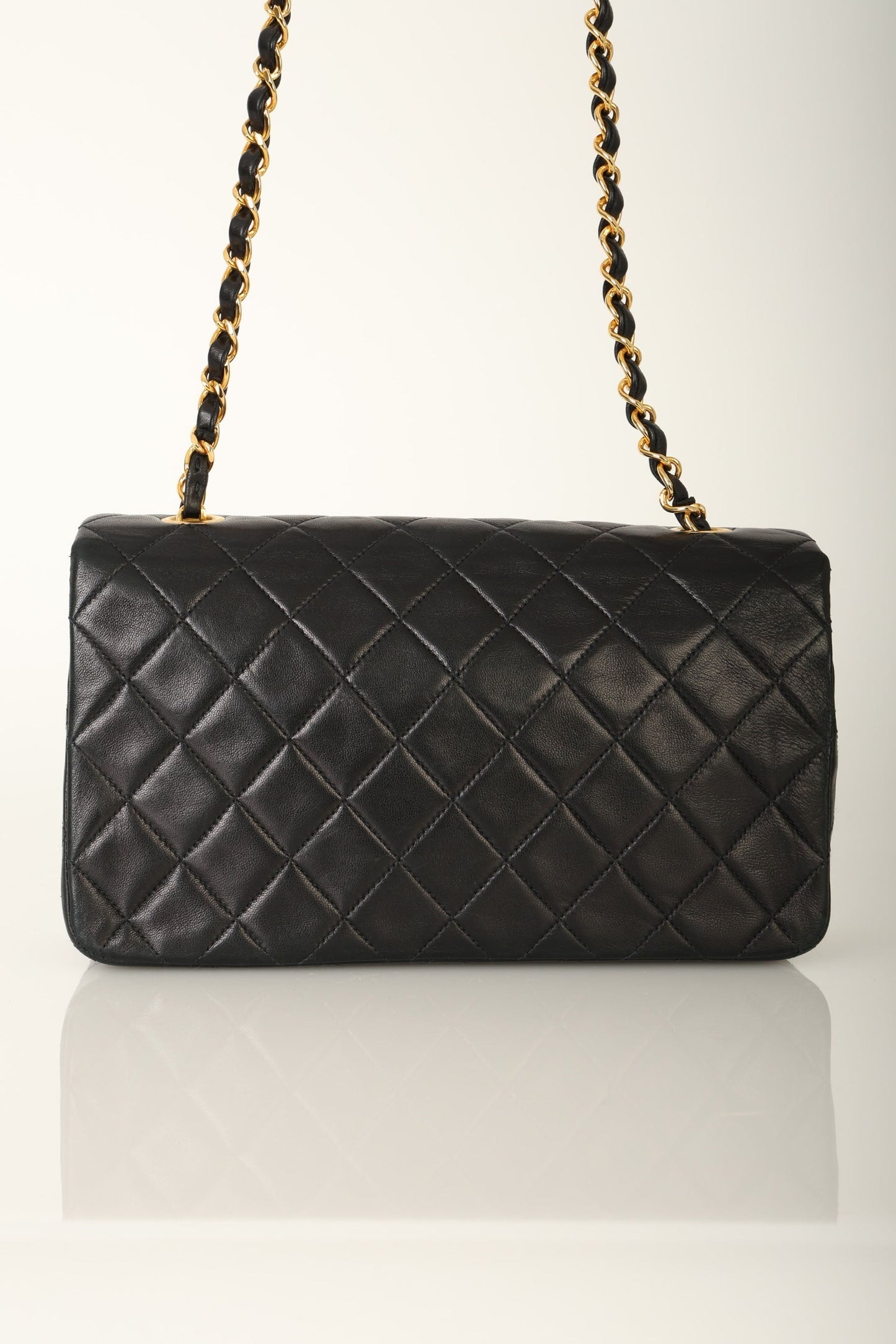 Chanel 1991 Lambskin Turnlock Full Flap