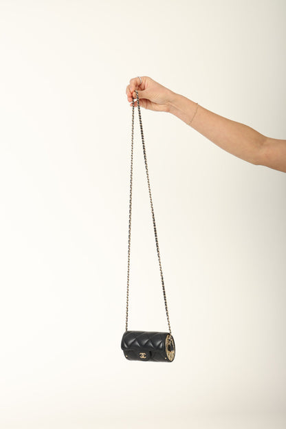 Chanel 2021 Lambskin Chain Minaudi??re