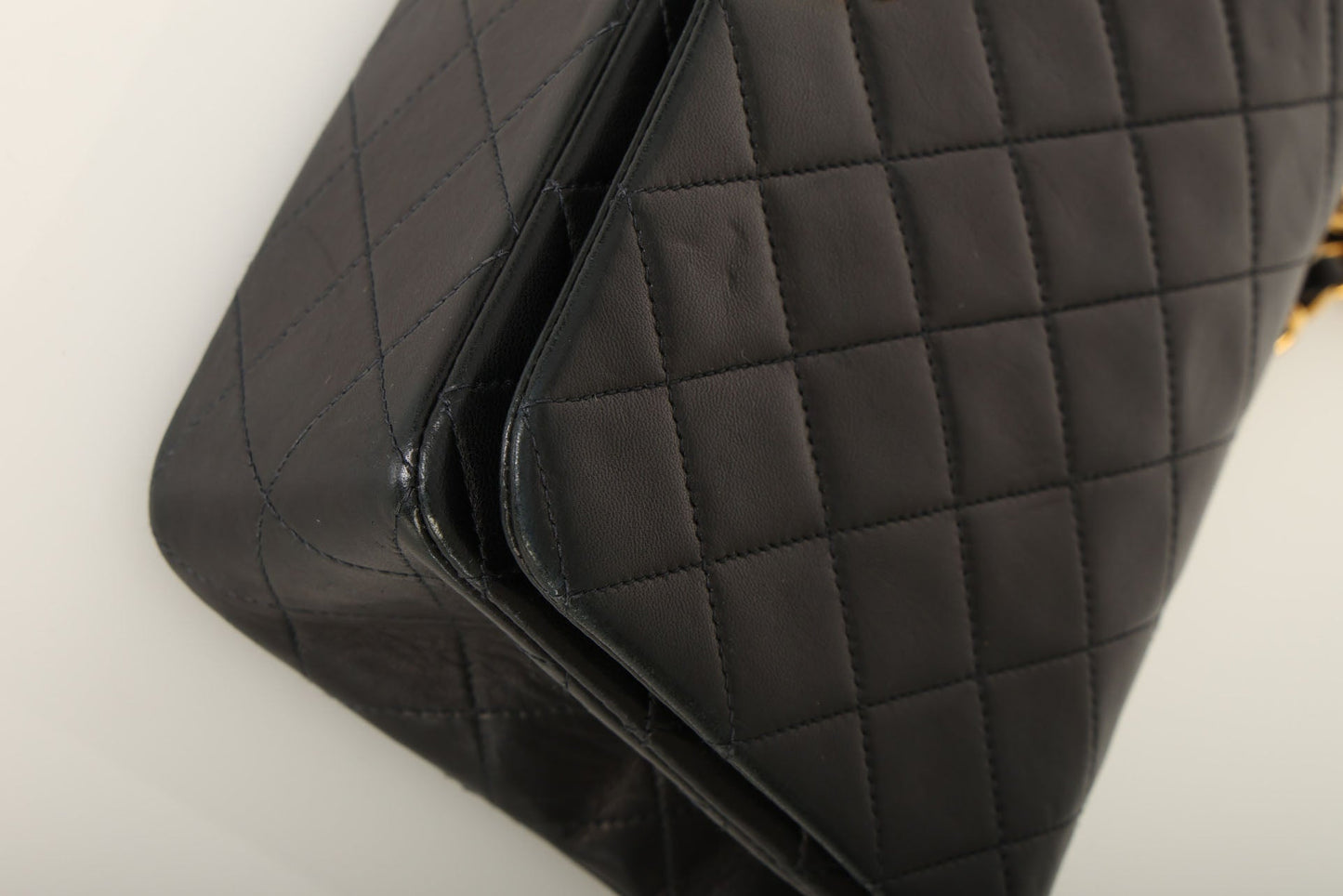 Chanel 1991 Lambskin Turnlock Full Flap