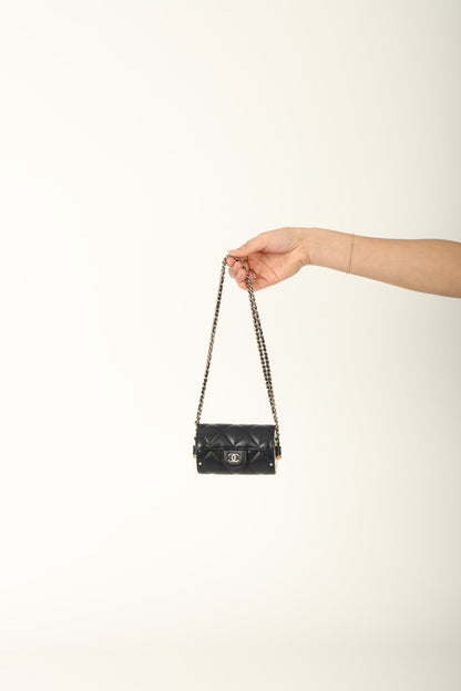 Chanel 2021 Lambskin Chain Minaudi??re