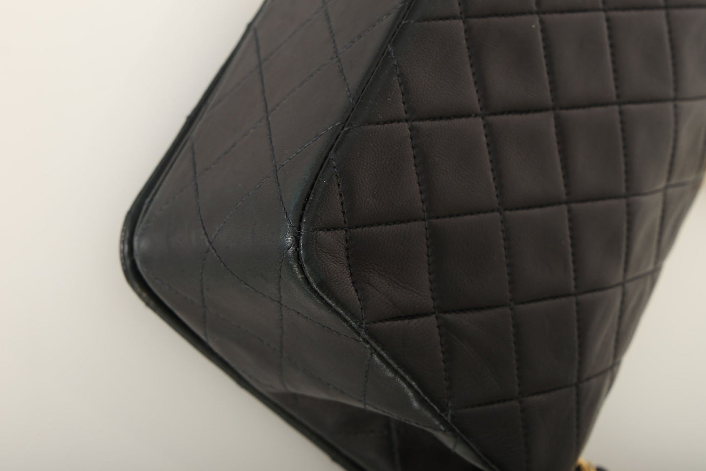 Chanel 1991 Lambskin Turnlock Full Flap