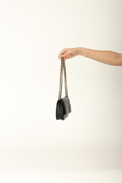 Chanel 2017 Caviar Wallet on Chain
