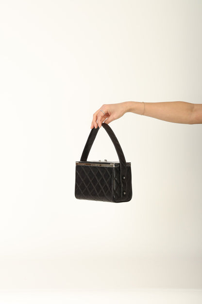 Chanel 1996 Lambskin Top Handle Vanity