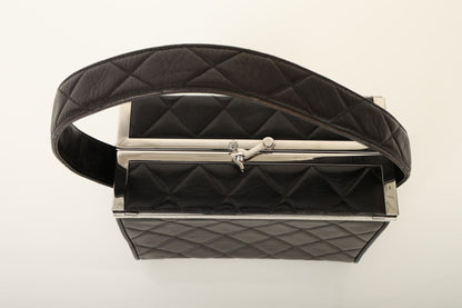 Chanel 1996 Lambskin Top Handle Vanity