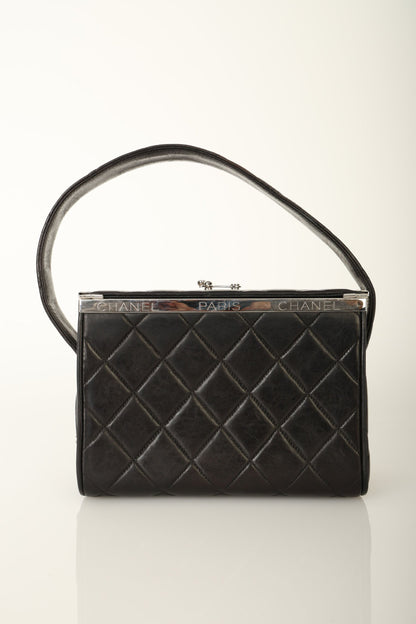 Chanel 1996 Lambskin Top Handle Vanity