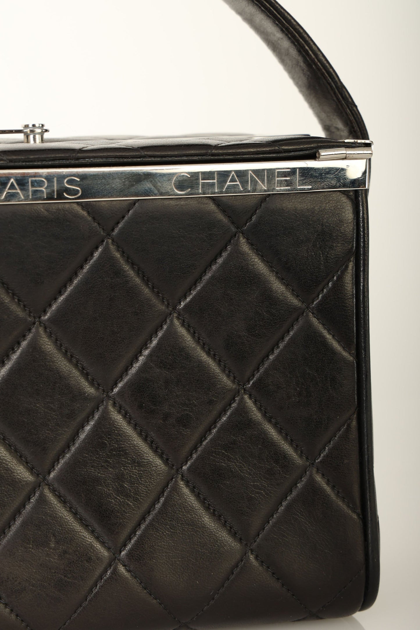 Chanel 1996 Lambskin Top Handle Vanity