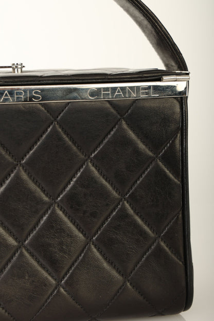 Chanel 1996 Lambskin Top Handle Vanity