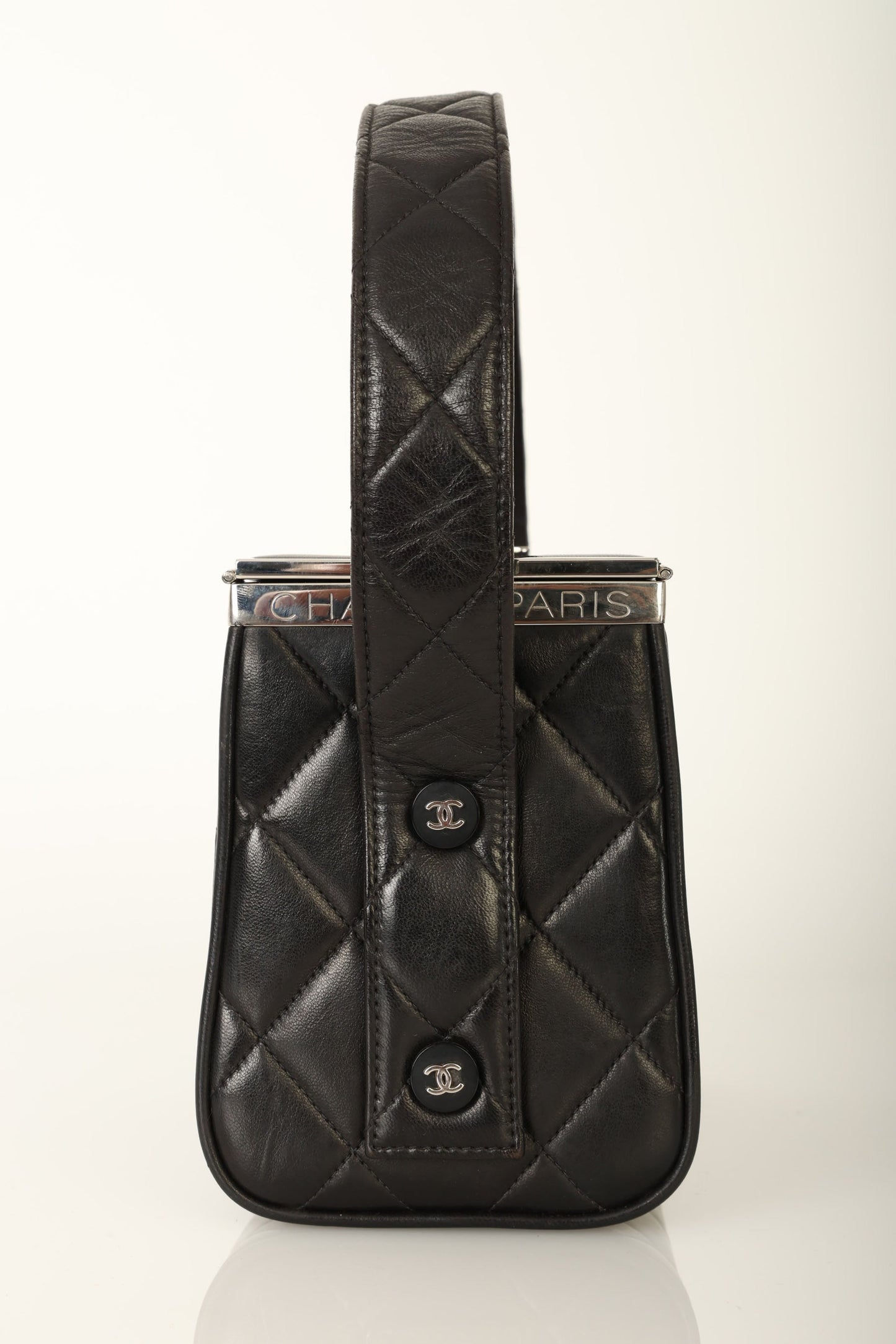 Chanel 1996 Lambskin Top Handle Vanity