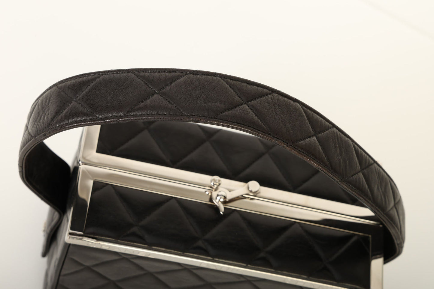 Chanel 1996 Lambskin Top Handle Vanity