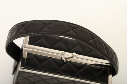 Chanel 1996 Lambskin Top Handle Vanity