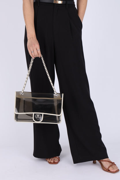 Chanel 2007 Transparent Heart Classic Flap