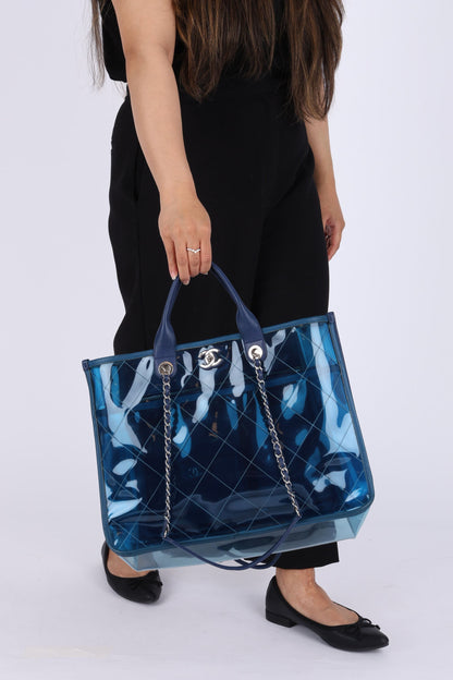 Chanel 2018 Coco Splash Transparent Tote