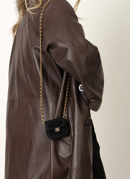 Chanel 1989 Velvet Micro Flap