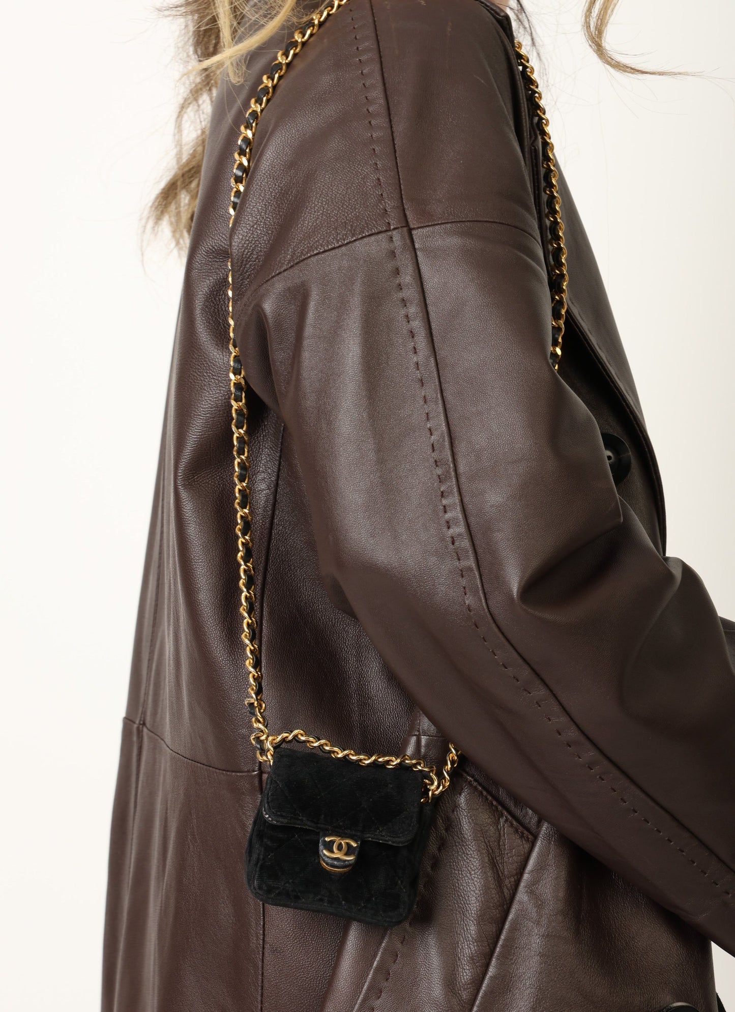 Chanel 1989 Velvet Micro Flap