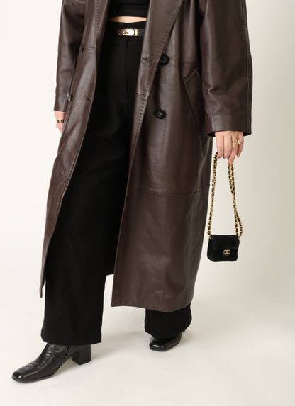 Chanel 1989 Velvet Micro Flap