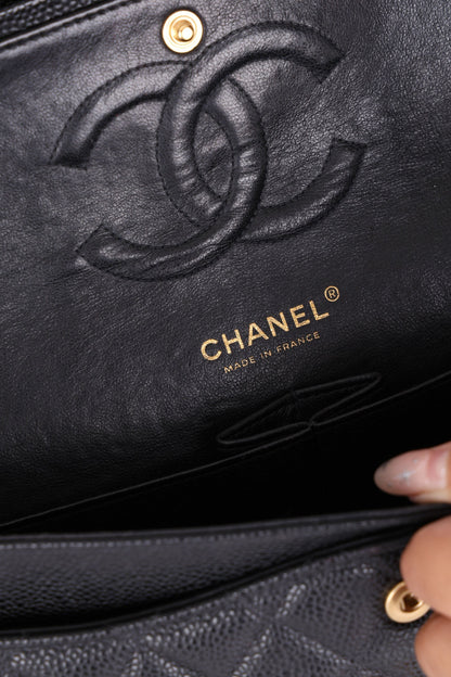 Chanel 2003 Caviar Medium Double Flap